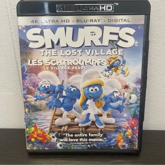 Other - Smurfs: the Lost Village (4K Ultra HD + Blu Ray, 2017)